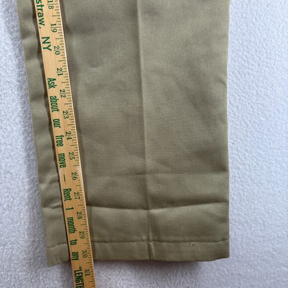 DICKIES Pants Mens 40x32 877 Relaxed Fit Work Flannel Lined Twill Beige NEW - Picture 14 of 16